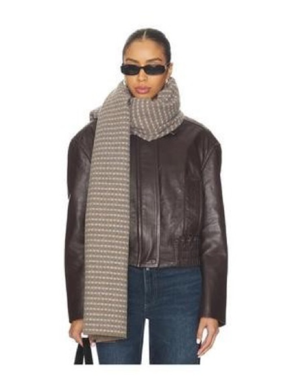 Rag & Bone Joni Waffle Weave Wool Scarf